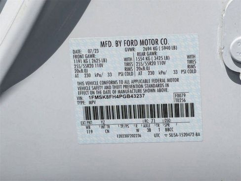 Used 2023 Ford Explorer Limited image 49