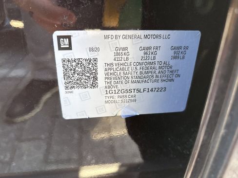 Used 2020 Chevrolet Malibu RS w/ LPO, Convenience Package 1 image 3