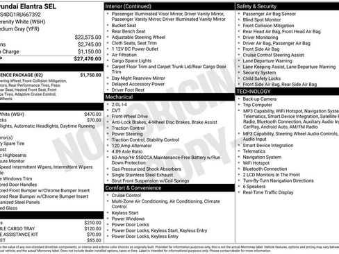 Used 2024 Hyundai Elantra SEL w/ Convenience Package FWD image 30