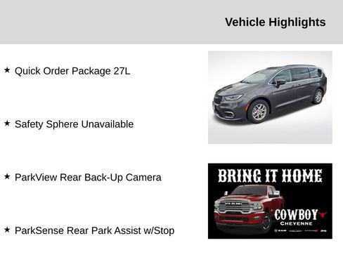 Used 2022 Chrysler Pacifica Touring-L FWD image 2