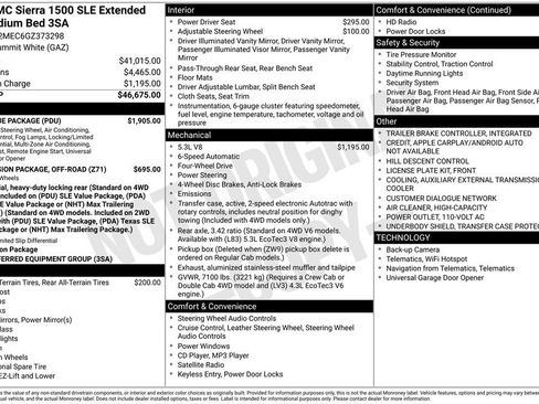 Used 2016 GMC Sierra 1500 SLE w/ SLE Value Package image 5