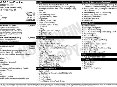Certified 2025 Audi Q3 2.0T Premium w/ Convenience Package image 29