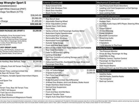 Used 2019 Jeep Wrangler Sport S image 19