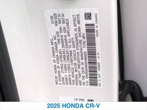 Certified 2025 Honda CR-V EX image 26