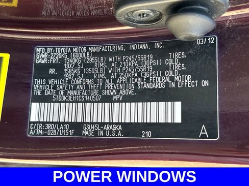 Used 2012 Toyota Highlander Limited w/ Tow Pkg AWD/4WD image 15