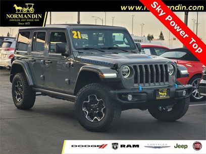 Used 2021 Jeep Wrangler Unlimited Rubicon 4xe w/ Steel Bumper Group