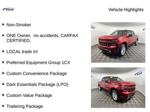 Certified 2022 Chevrolet Silverado 1500 Custom w/ LPO, Dark Essentials Package AWD/4WD image 4