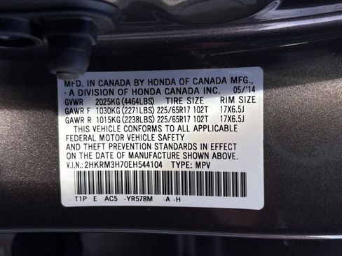 Used 2014 Honda CR-V EX-L image 34