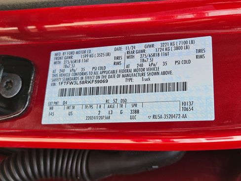 Certified 2024 Ford F150 XLT w/ Equipment Group 302A MID AWD/4WD image 35
