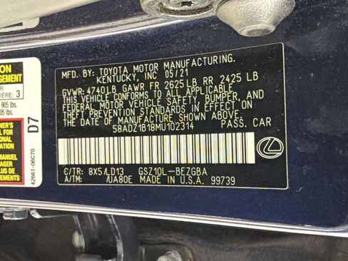 Used 2021 Lexus ES 350 w/ Premium Package FWD image 25