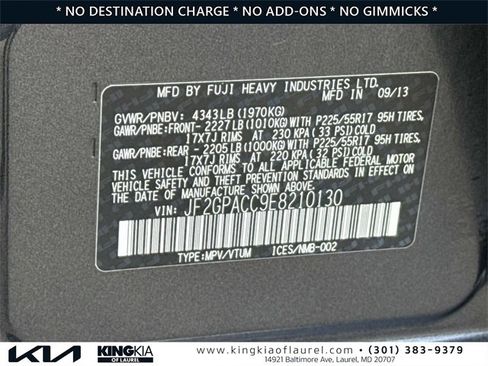 Used 2014 Subaru Crosstrek 2.0i Premium image 31