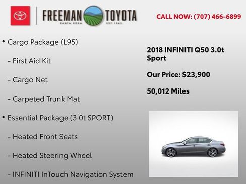 Used 2018 INFINITI Q50 Sport RWD image 5