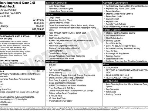 Used 2018 Subaru Impreza 2.0i Limited image 8