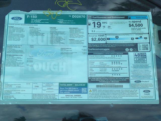 New 2026 Ford F150 XL w/ Equipment Group 103A High RWD image 15