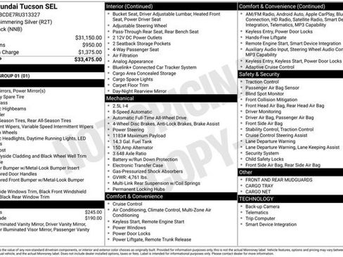 Used 2024 Hyundai Tucson SEL AWD/4WD image 2