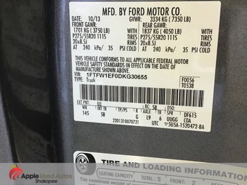 Used 2013 Ford F150 FX4 w/ Luxury Equipment Group image 26