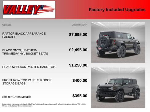 New 2025 Ford Bronco Raptor AWD/4WD image 4