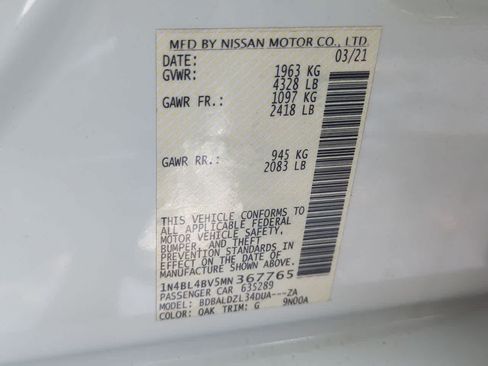 Used 2021 Nissan Altima 2.5 S FWD image 35