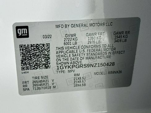 Used 2022 Cadillac XT6 Sport w/ Technology Package AWD/4WD image 12