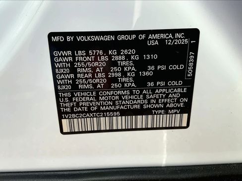New 2026 Volkswagen Atlas Cross Sport SEL AWD/4WD image 21