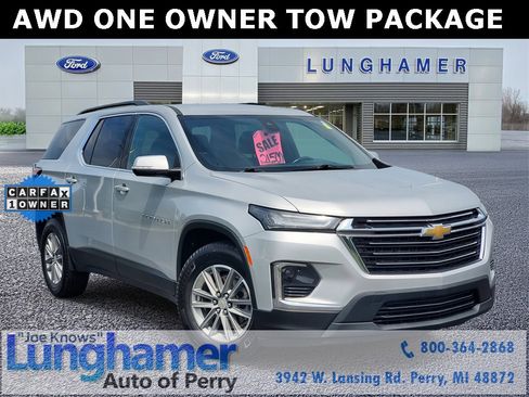 Used 2022 Chevrolet Traverse LT w/ LPO, Roadside Safety Package image 1