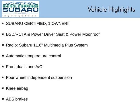 Certified 2025 Subaru Crosstrek 2.5i Sport AWD/4WD image 37