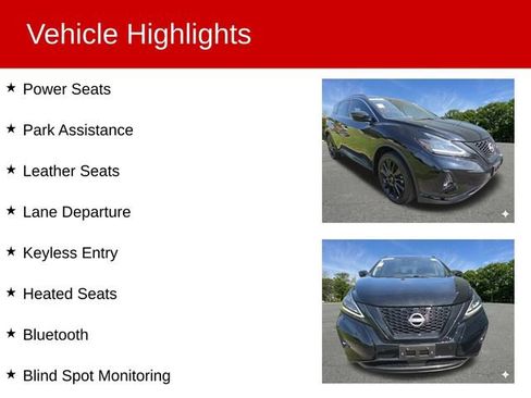 Used 2024 Nissan Murano SV w/ SV Midnight Edition Package AWD/4WD image 2