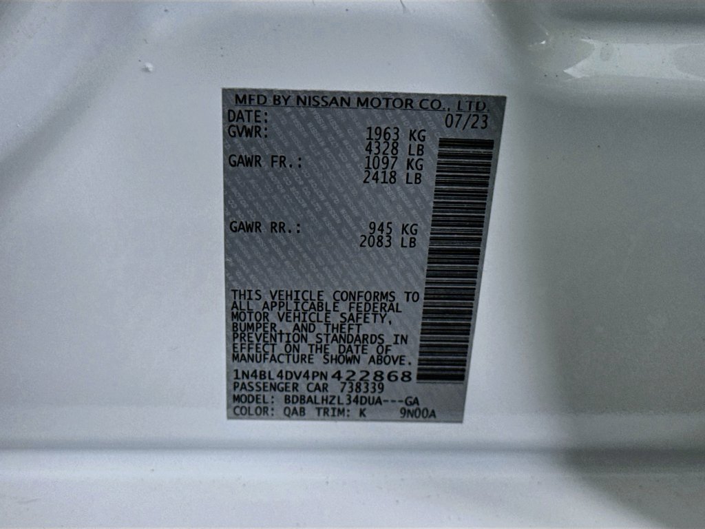 Certified 2023 Nissan Altima 2.5 SV FWD image 34