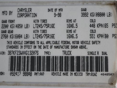 Used 1999 Dodge Ram 2500 Truck 4x4 Quad Cab image 94