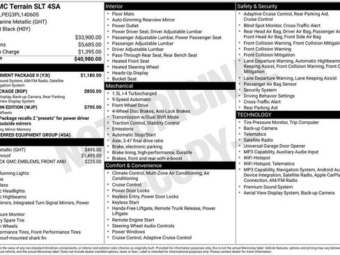 Used 2023 GMC Terrain SLT w/ Infotainment Package II image 2