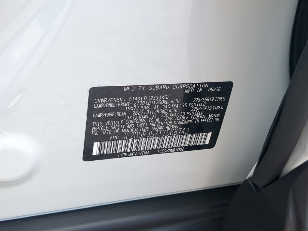 New 2026 Subaru Outback Touring XT AWD/4WD image 35