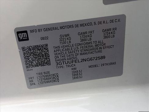 Used 2022 GMC Sierra 1500 AT4X image 25