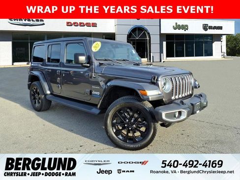 Used 2021 Jeep Wrangler Unlimited Sahara w/ Cold Weather Group image 1