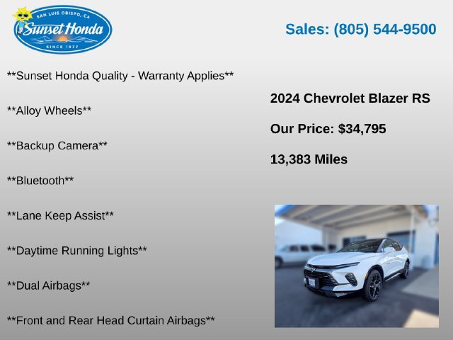 Used 2024 Chevrolet Blazer RS FWD image 5