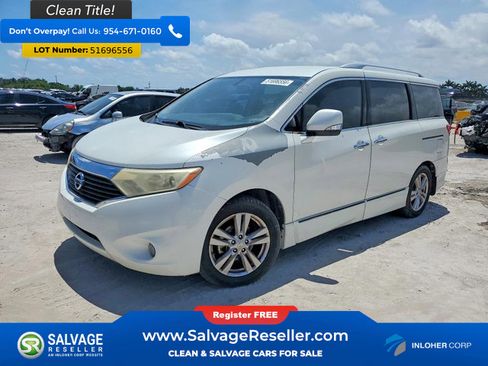 Used 2012 Nissan Quest SL w/ Protection Pkg FWD image 1