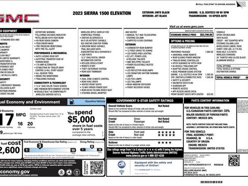 Used 2023 GMC Sierra 1500 Elevation w/ Preferred Package AWD/4WD image 2