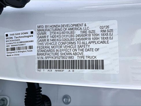 New 2026 Honda Ridgeline RTL image 19