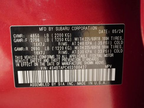 Used 2025 Subaru Outback Touring image 40