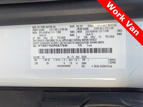 Used 2023 Ford Transit 250 Base w/ Exterior Upgrade Package image 26