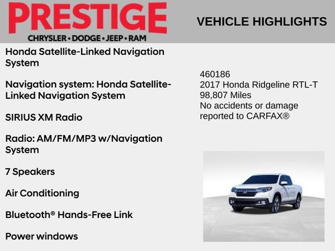 Used 2017 Honda Ridgeline RTL-T image 2