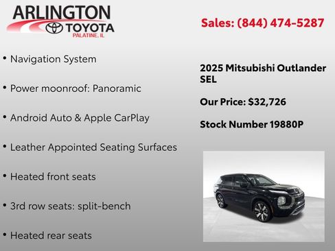 Used 2025 Mitsubishi Outlander SEL image 6