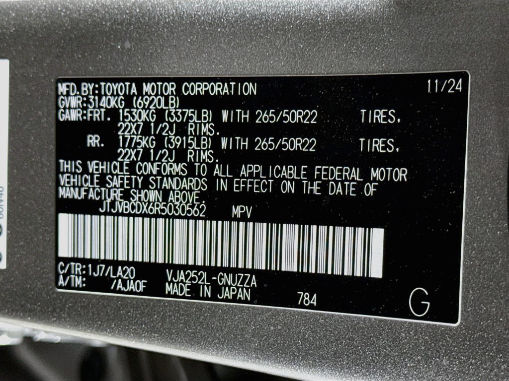 Certified 2024 Lexus GX 550 w/ Accessory Package (Z1) AWD/4WD image 34