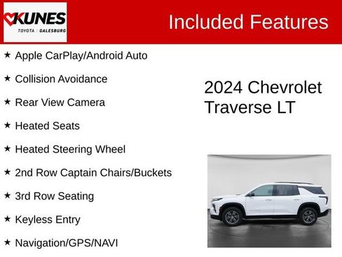 Used 2024 Chevrolet Traverse LT AWD/4WD image 2