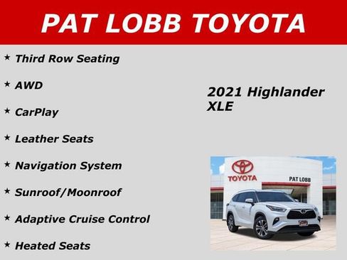 Used 2021 Toyota Highlander XLE AWD/4WD image 40