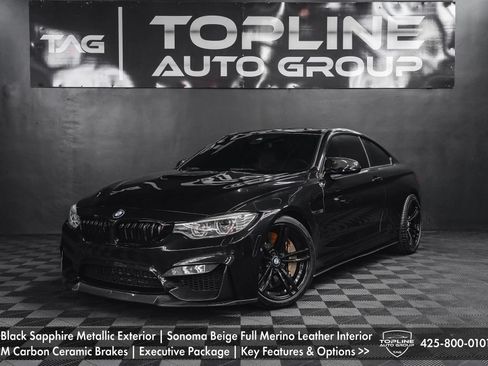 Used 2015 BMW M4 Coupe w/ Executive Package RWD image 1