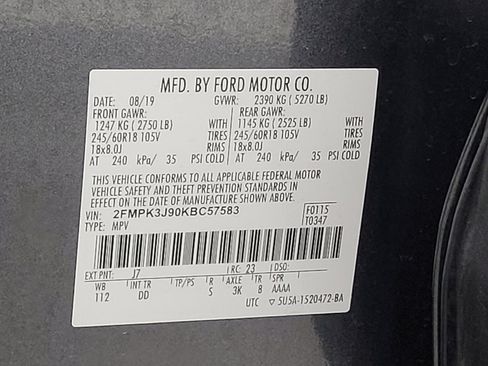 Used 2019 Ford Edge SEL FWD image 33