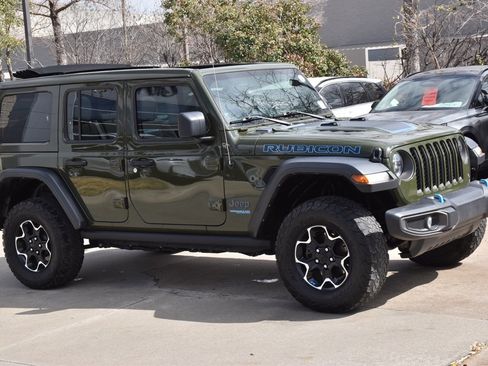 Used 2022 Jeep Wrangler Unlimited Rubicon 4xe w/ Cold Weather Group image 5