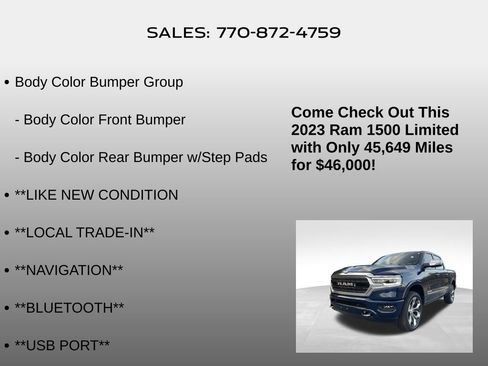 Used 2023 RAM 1500 Limited image 15