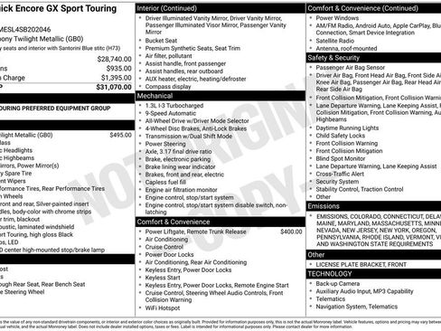New 2025 Buick Encore GX Sport Touring image 6