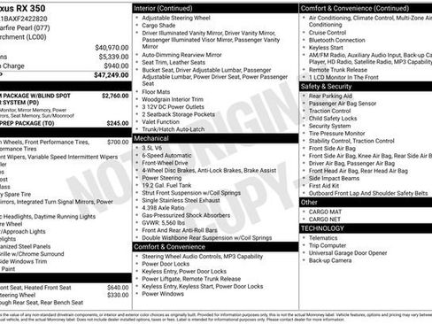 Used 2015 Lexus RX 350 FWD image 4